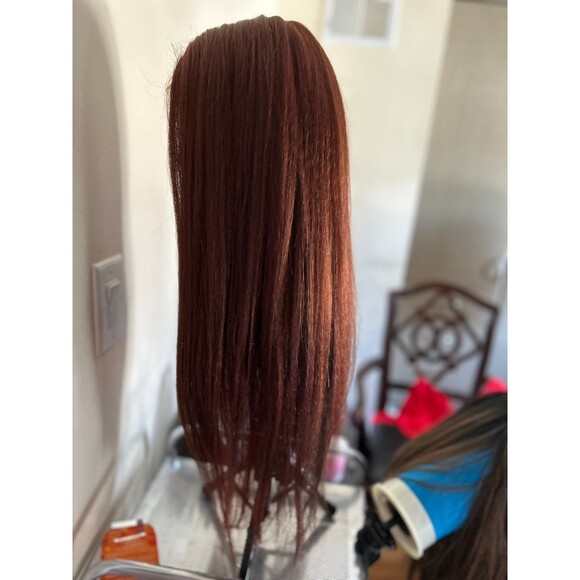 Human hair blend lace front 360 lace wig